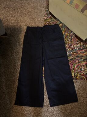 Sonoma Navy Wide-Leg Women's Pants
